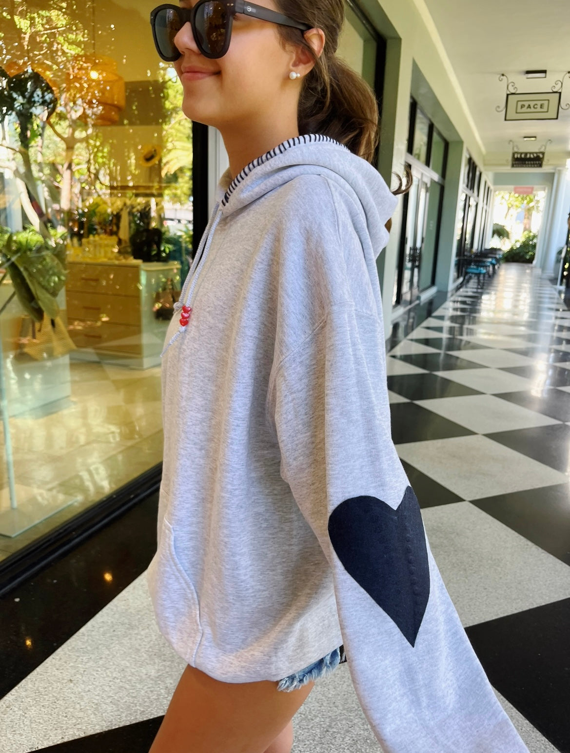 Heart Patch Sweatshirt