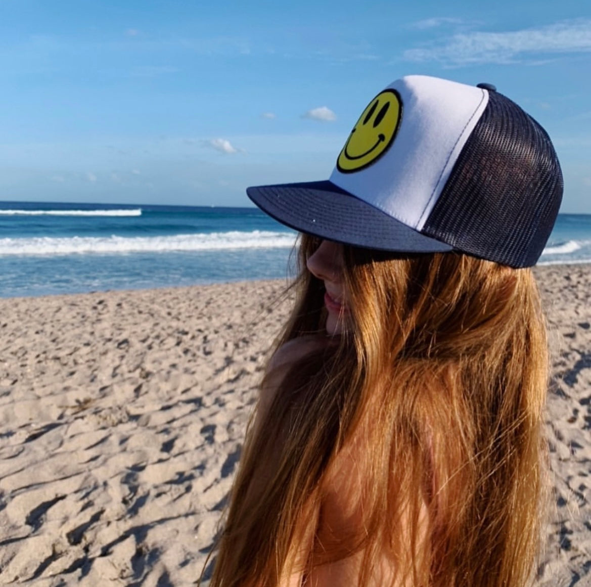 Smiley Face Trucker Hat